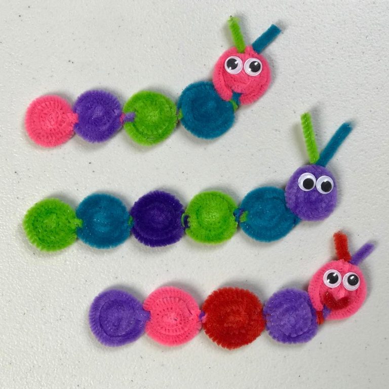 Pipe cleaner caterpillars