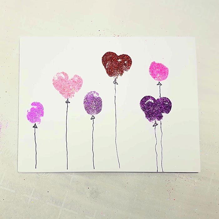 Adding String To Balloons With Pen