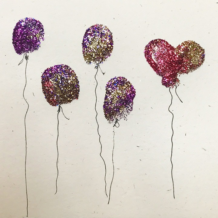 Adding String To Balloons With Pen