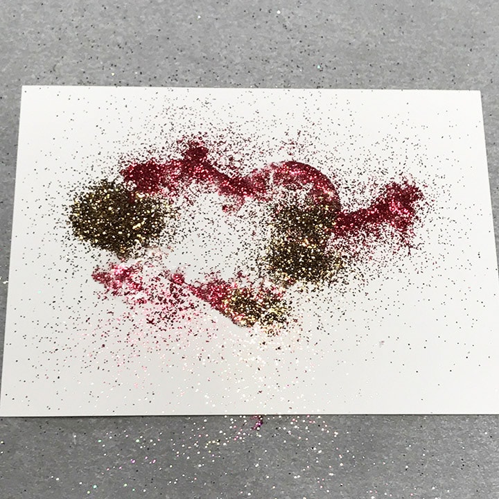 Adding Glitter To Card