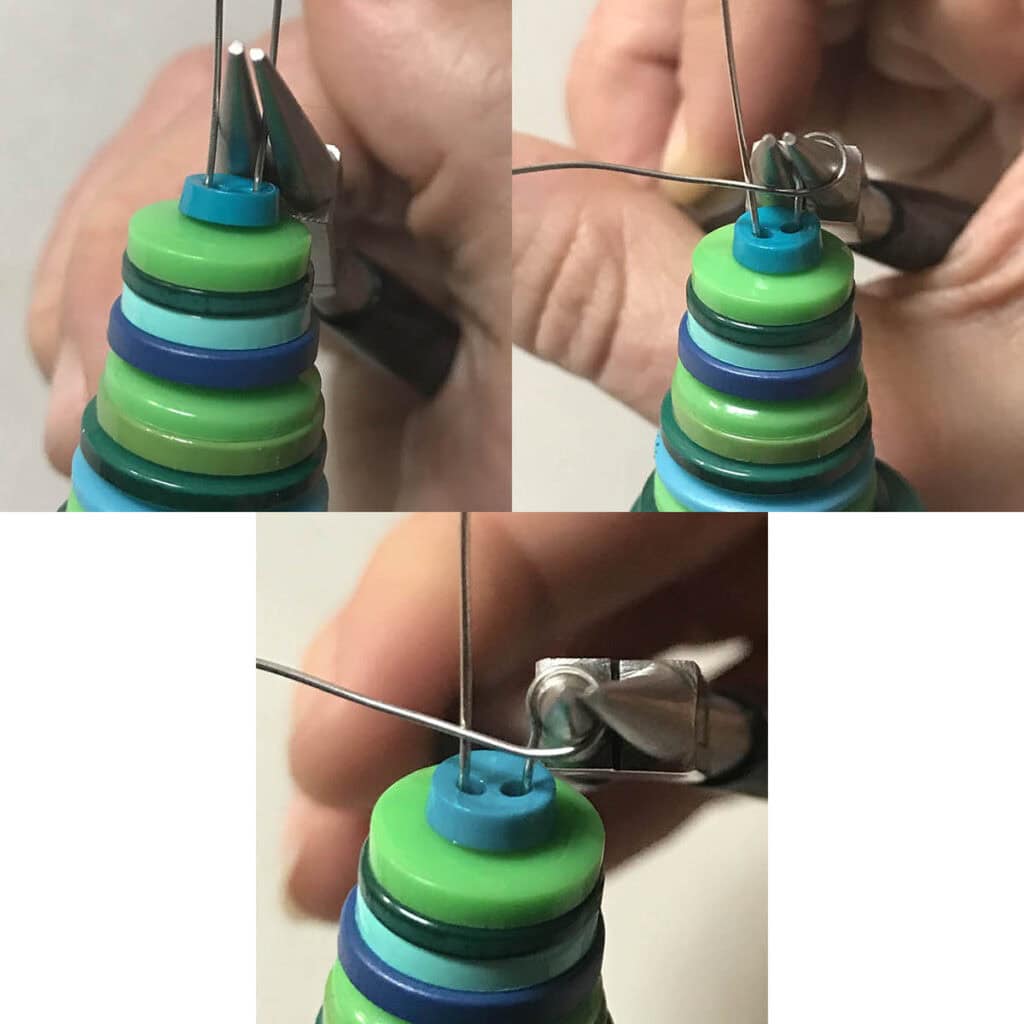 Creating Wire Loop At Top Of Tree Ornament