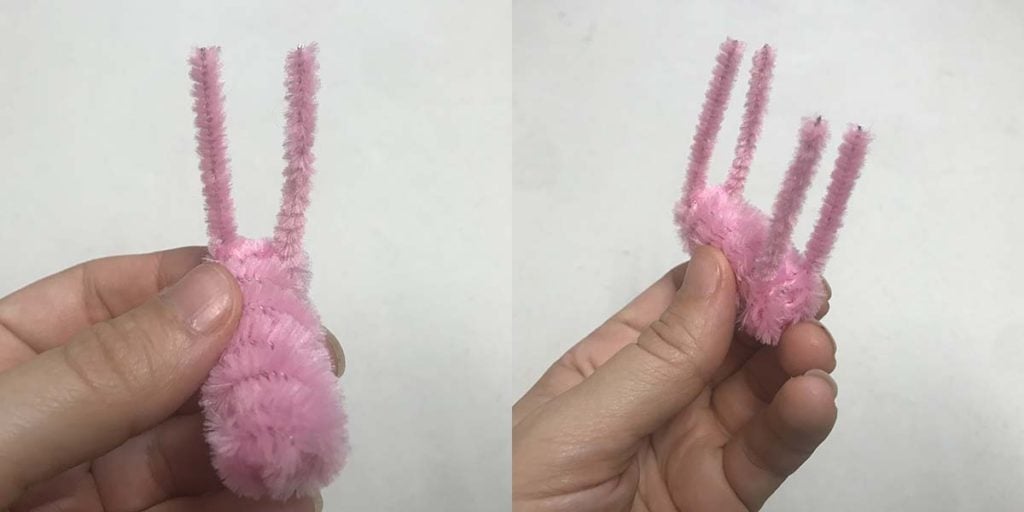 Bending pig's legs and adding second set of legs