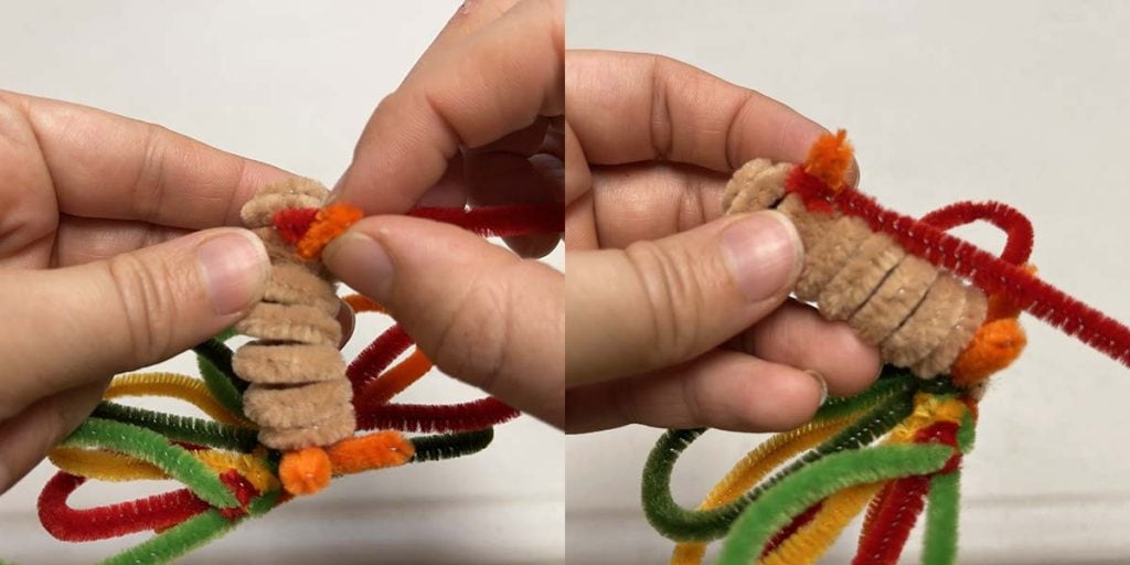 Adding turkey wattle to face