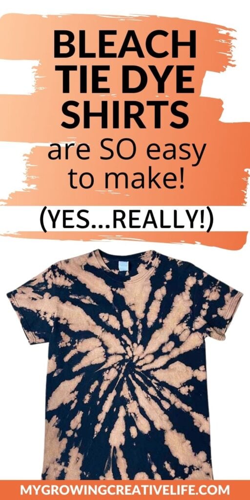Bleach tie dye