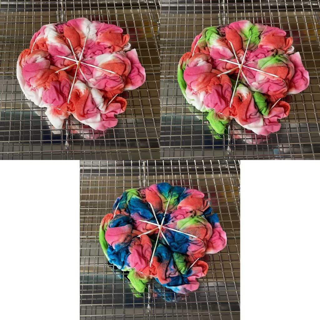 Adding rest of colors to first side of shirt