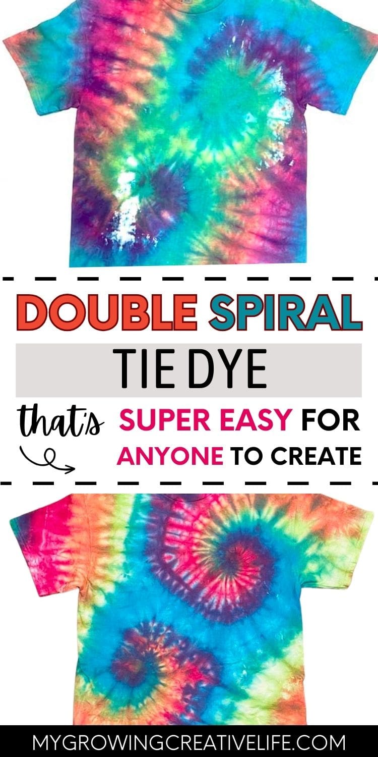 double spiral tie dye