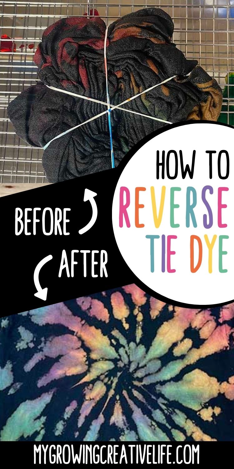 Reverse Tie dye