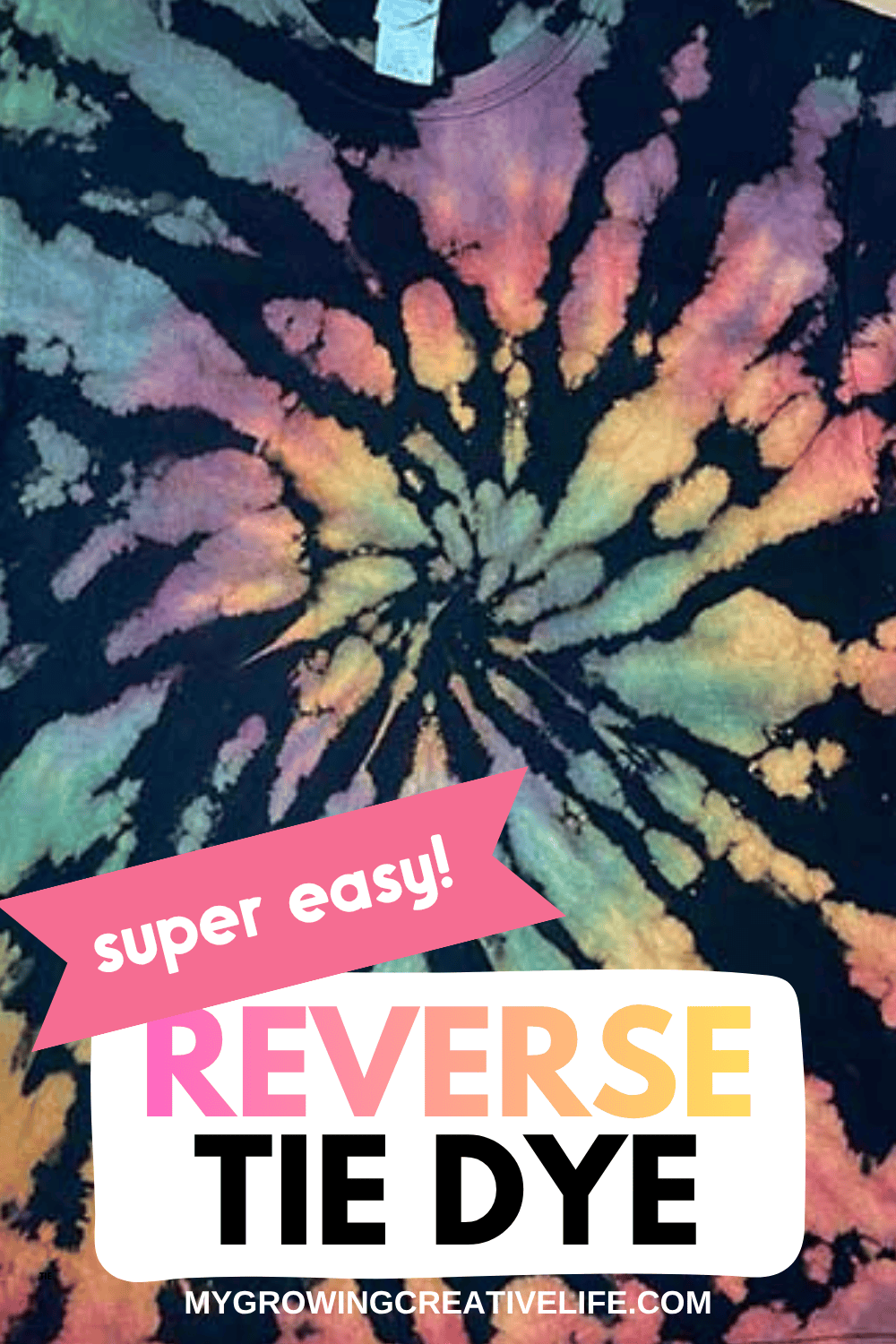 reverse tie dye