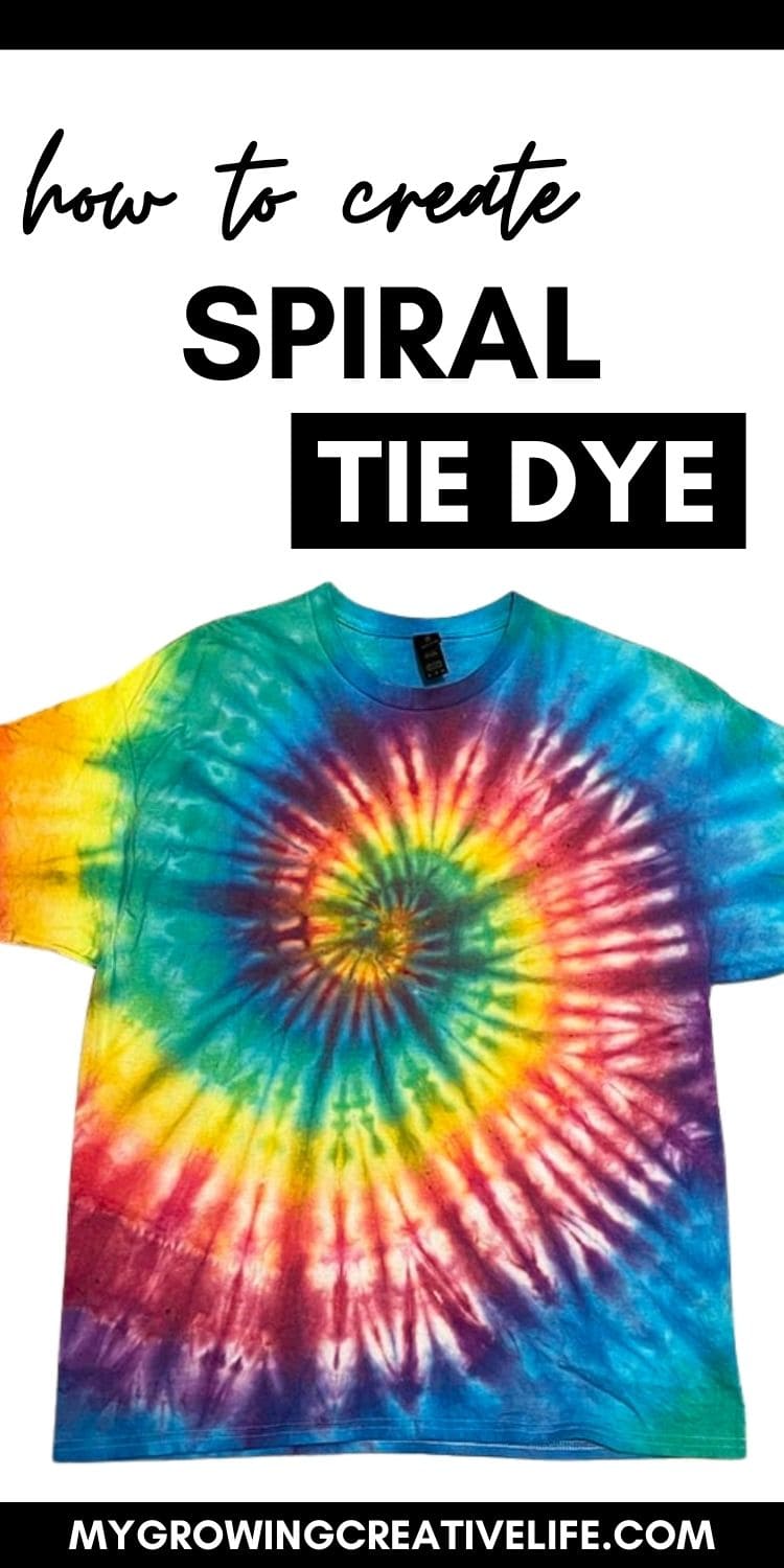 how to spiral tie dye