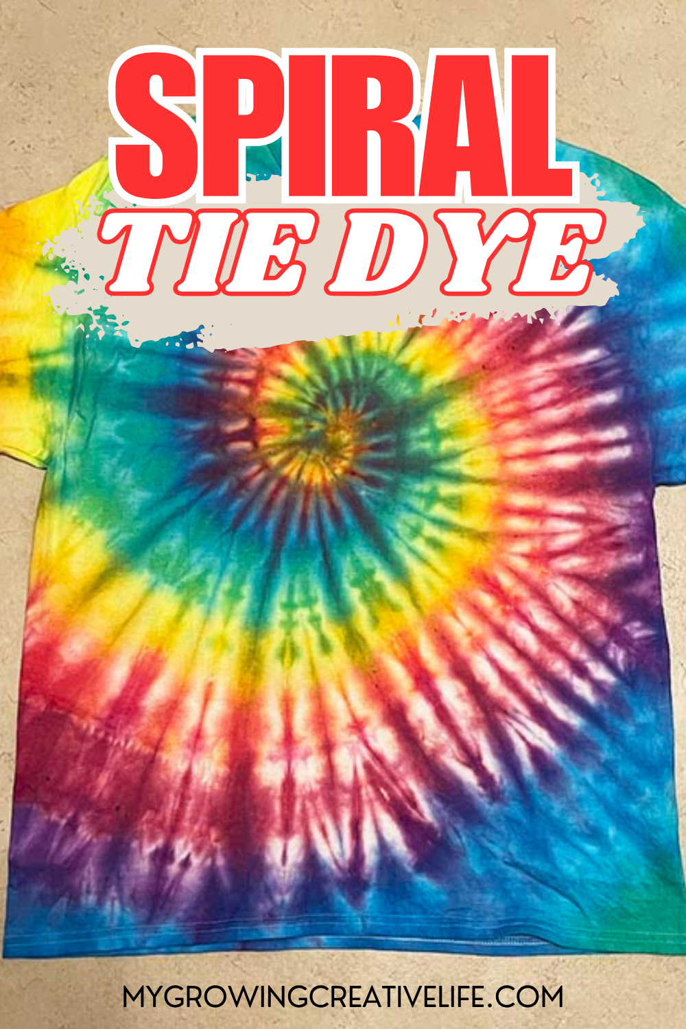 Spiral tie dye
