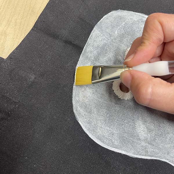Painting edge of ghost white