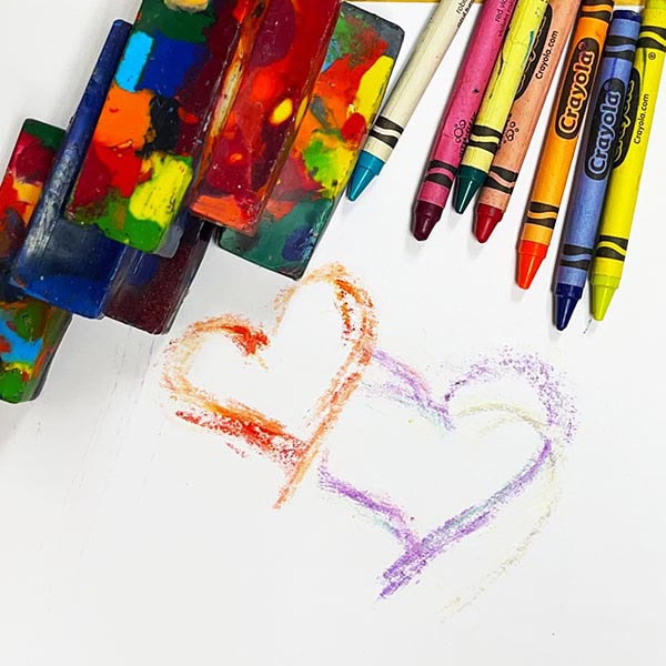 DIY Crayons In Bar Shapes