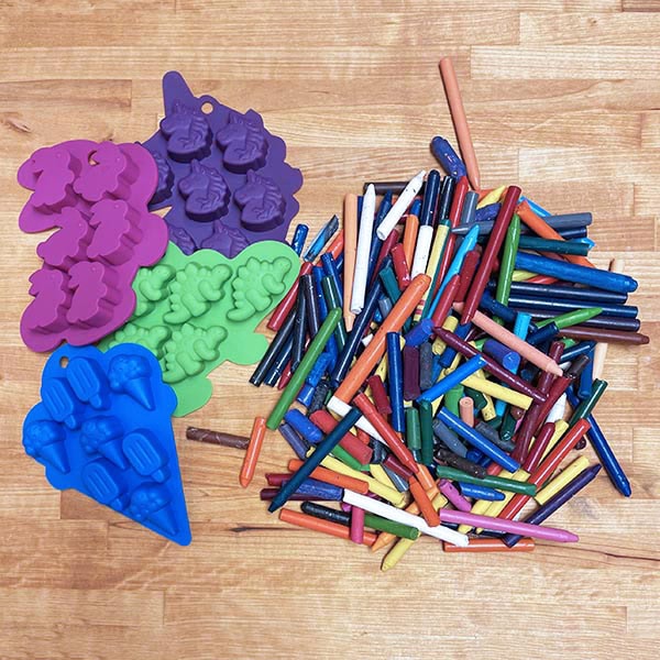Supplies for DIY Crayons