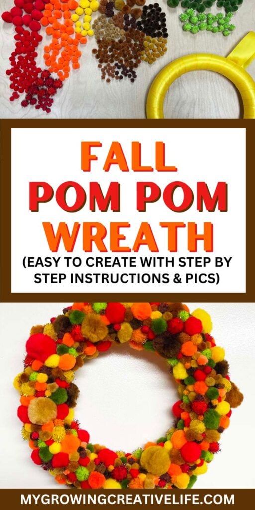 Fall Pom Pom Wreath