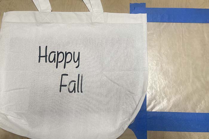 Adding wax paper as paint palette