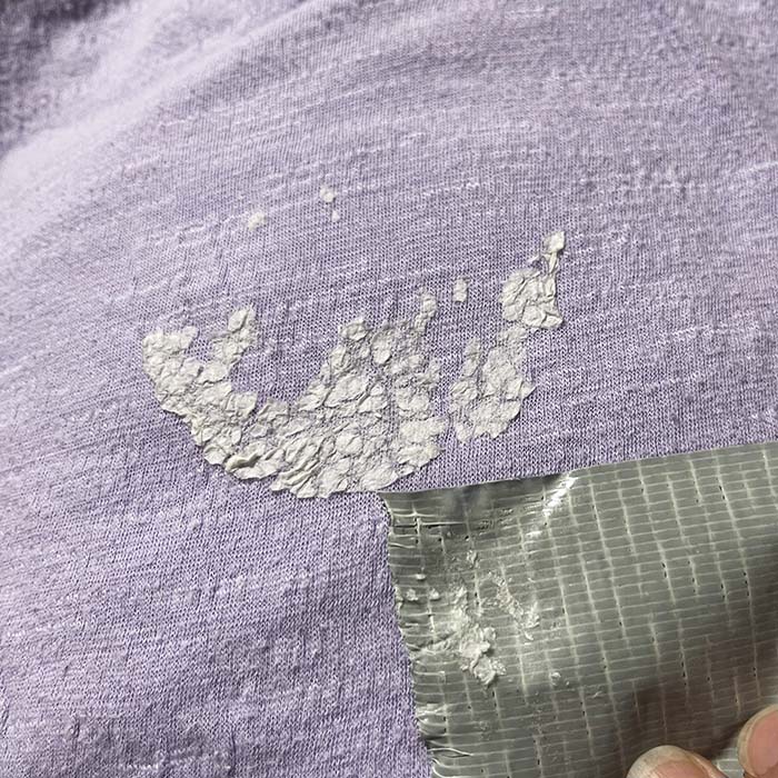 duct tape removing sticker residue