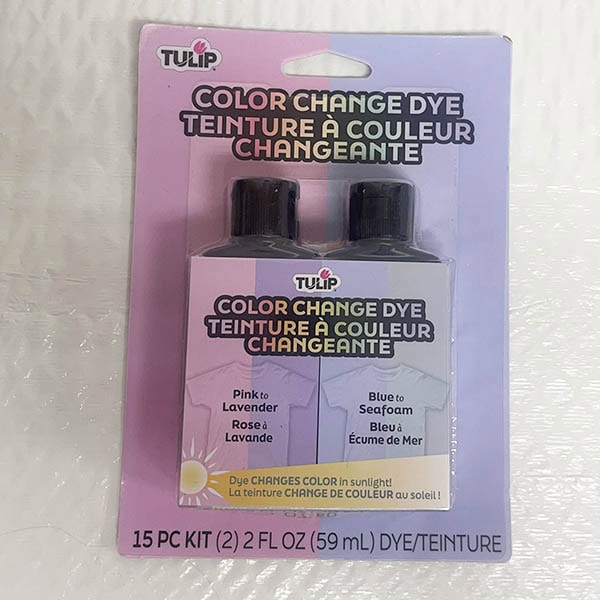 Tulip color change dye