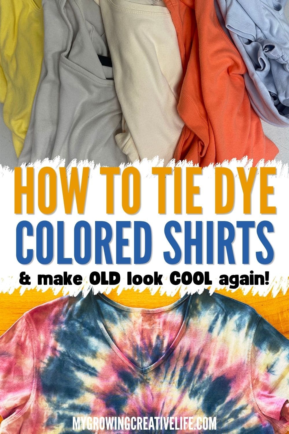 How To Tie Dye Colored Shirts