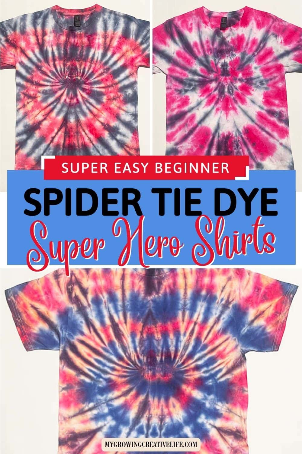 Super Hero Spider Tie Dye