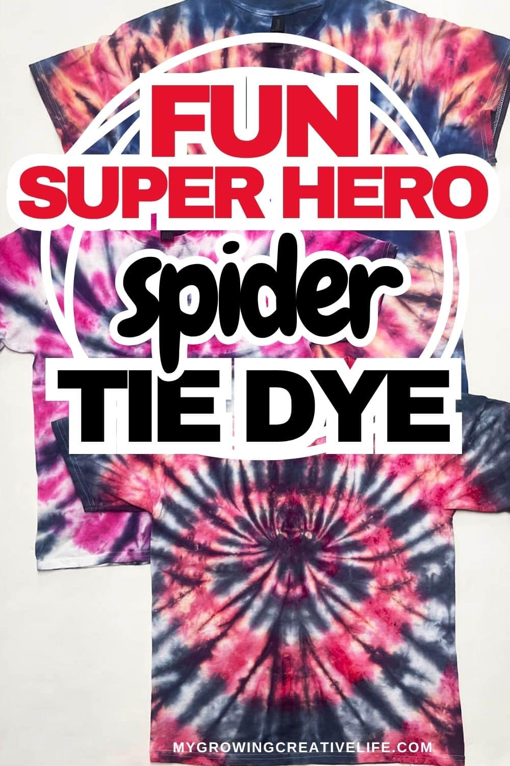 Super Hero Spider Tie Dye