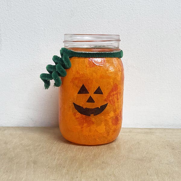 Pumpkin Halloween Mason Jar