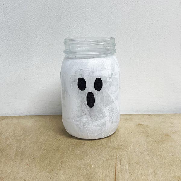 Ghost Halloween Mason Jar